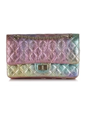 Chanel Limited Edition Rainbow Quilted Reissue 2.25 Double Flap Bag