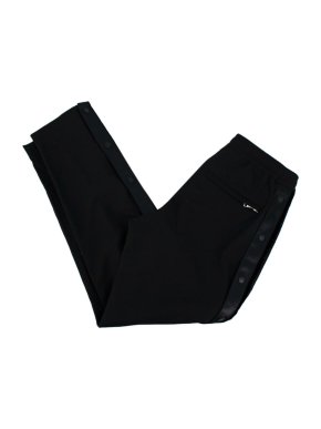 Balmain Black Wool Blend Satin Side Stripe Joggers