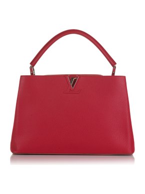 Louis Vuitton Taurillon Capucines MM Top Handle Bag
