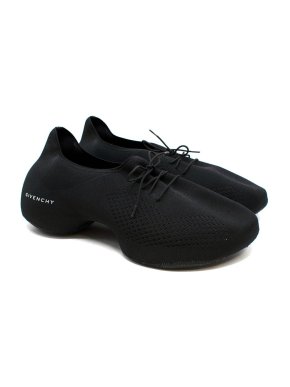 Givenchy TK 360 Black Stretch Knit Sneakers