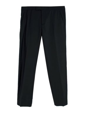 Dior Black Wool Tailored Trousers
