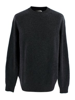 Isabel Marant Grey Cashmere Knit Crew Neck Jumper