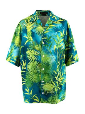 Versace Jungle Print Oversize Shirt