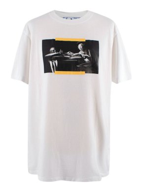White Graphic Painter T-shirt