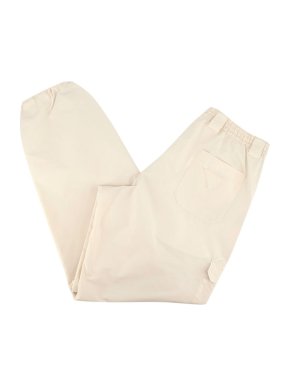 Prada Cream Cotton Blend Combat Trousers