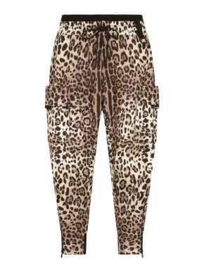 Dolce & Gabbana leopard-print tapered trousers