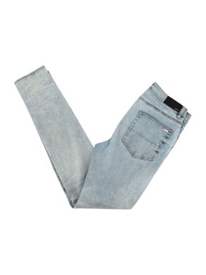 Amiri Distressed Acid Wash Skinny Leg Jeans
