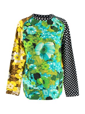 Richard Quinn Long Sleeved Multicolored Top