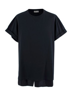 Dior Homme Navy Oblique Monogram T-shirt