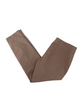 Akris Taupe Cropped Slim Fit Trousers