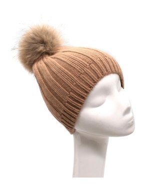 Joseph Brown Cashmere Luxe Pompon Hat