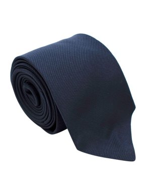 YSL Yves Saint Laurent Navy Silk Tie