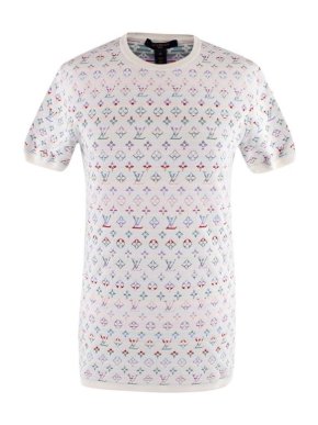 Louis Vuitton Rainbow Monogram Silk Knit Top