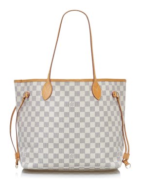 Louis Vuitton Damier Azur Neverfull MM Tote Bag