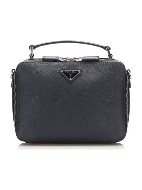 Prada Saffiano Brique Top Handle Bag