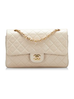Chanel Lambskin Quilted Medium Double Flap Bag