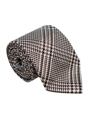 Zarlini Woven Silk Houndstooth Tie