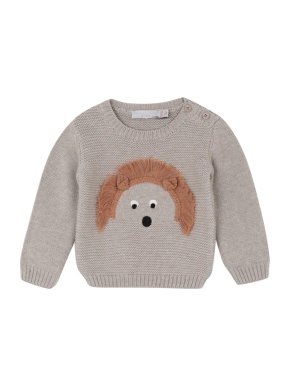 Stella McCartney Beige Wool Knit Hedgehog Jumper
