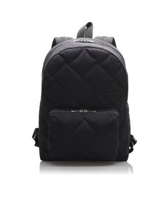 Bottega Veneta Maxi Front Pocket Quilted Nylon Backpack