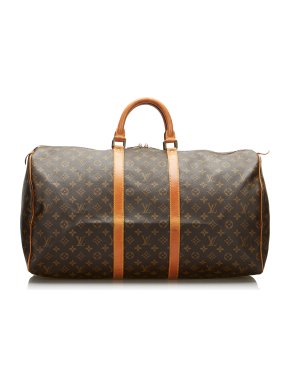 Louis Vuitton Monogram Keepall 55 Duffle Bag