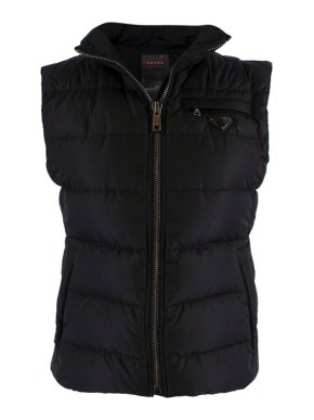 Prada Sport Black Down Gilet