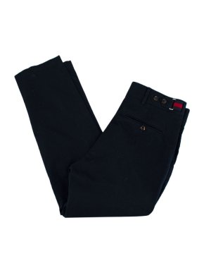 Gucci Navy Cotton Blend Web Detail Chinos