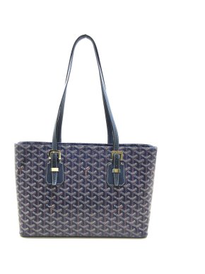 Blue Goyardine Okinawa PM Tote Bag