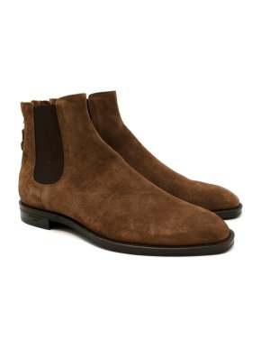 Givenchy Suede Brown Chelsea boots