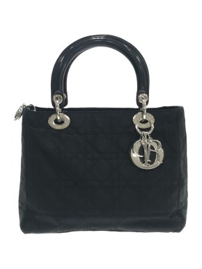 Cannage Nylon Medium Lady Dior Bag