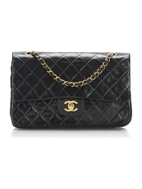 Chanel Lambskin Quilted Medium Double Flap Bag