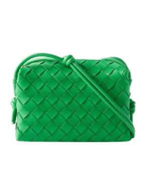 Bottega Veneta Green Intrecciato Mini Loop Bag