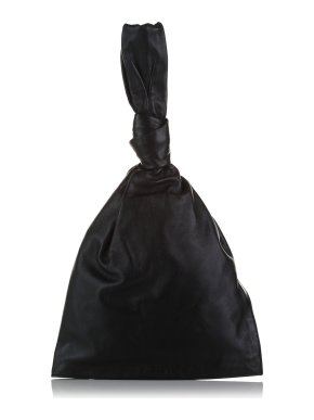 Bottega Veneta Black Nappa Leather BV Twist Bag