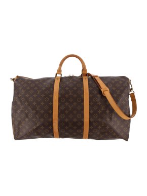 Louis Vuitton Monogram Keepall Bandouliere 60 Duffle Bag