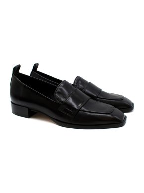 Aeyde Julie Black Nappa Leather Loafers