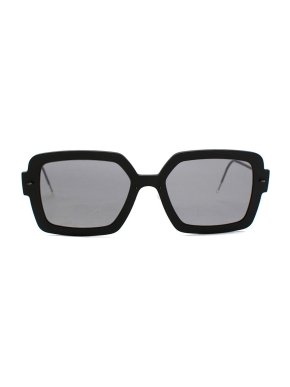 Lindberg Matte Black Framed Sunglasses
