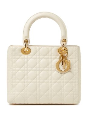 Medium Cannage Lambskin Lady Dior Bag