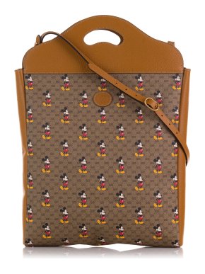 Gucci x Disney GG Supreme Mickey Mouse Top Handle Bag