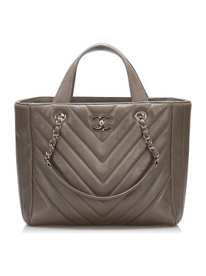 Chanel CC Chevron Tote Bag