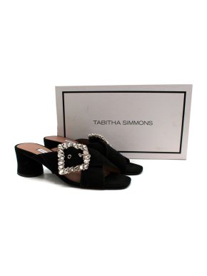 Tabitha Simmons x Goop Selena Crystal Mules