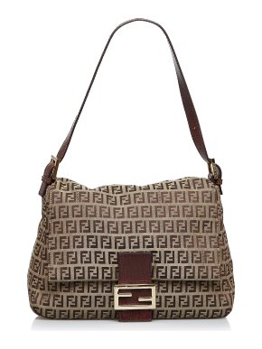 Fendi Zucchino Mamma Forever Baguette Bag