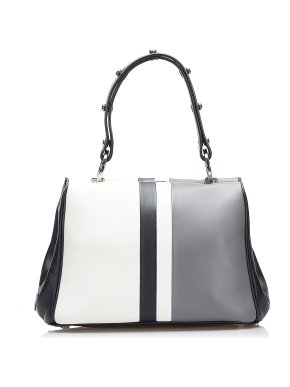 Prada Baiadera Striped Frame Shoulder BagBag