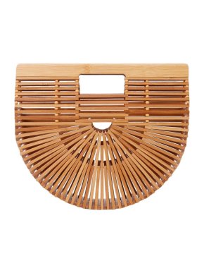 Cult Gaia Wooden Ark Basket Bag