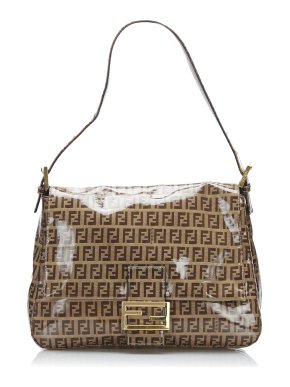 Fendi Crystal Zucchino Mamma Forever Baguette Bag