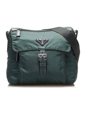 Prada Tessuto Messenger Crossbody Bag