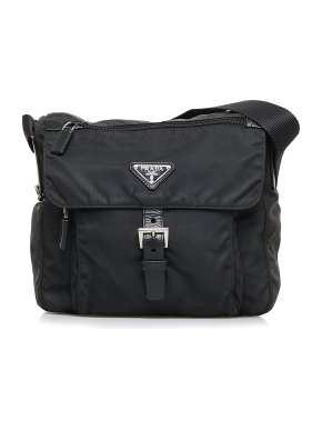 Prada Black Nylon Crossbody Bag