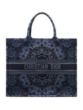 Blue Kaleidiorscopic Book Tote