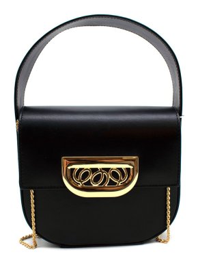 Destree small black leather Martin bag