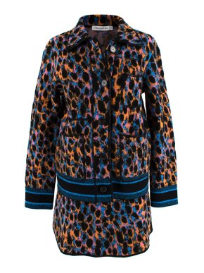 Dior Blue Mizza Caro Knit Jacket & Skirt