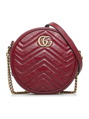 Gucci GG Marmont Round Crossbody