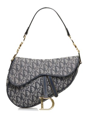 Dior Oblique Canvas Saddle Shoulder Bag